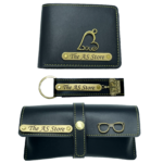 Customized All-in-One Men's Combo Gift - Black - Set of 3