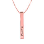 BLACKPINK Bar Pendant (Rose Gold)
