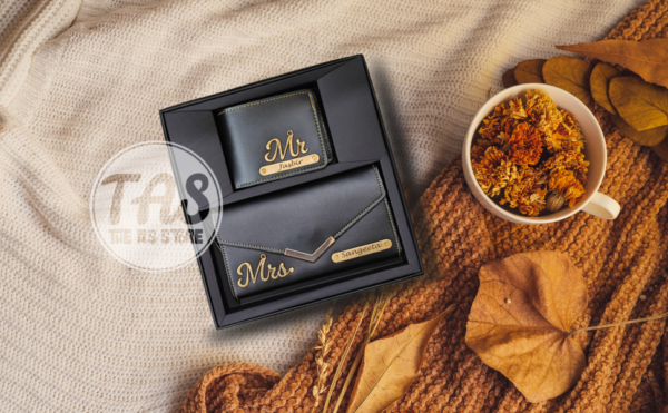 The AS Store Customized Couples Combo for Lovers - black