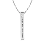 Jungkook Bar Pendant (Silver)