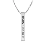 Jimin Bar Pendant (Silver)