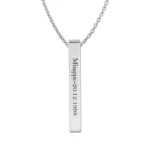 Mbappé Bar Pendant (Silver)