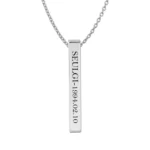 Seulgi Bar Pendant for Red Velvet Lovers (Silver)