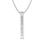 Shownu Bar Pendant for Monsta-X Lovers (Silver)