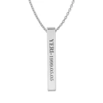 Yeri Bar Pendant for Red Velvet Lovers (Silver)