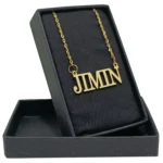 Jimin Name Pendant for BTS ARMY (Gold)